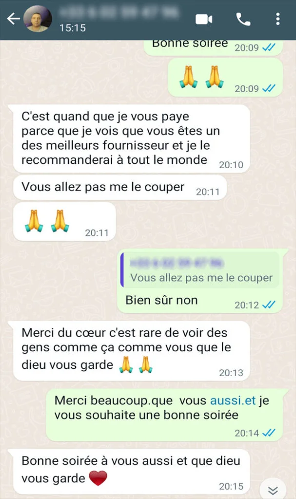 Témoignage client Abonnement IPTV